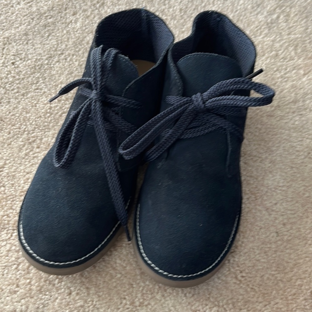 Crewcuts blue suede shoes